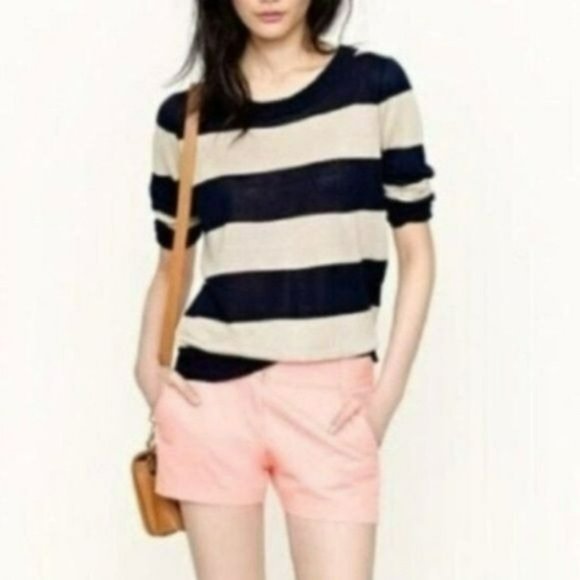 J. Crew Pants - J. Crew Classic Twill Chino Shorts Pale Pink, Size 4